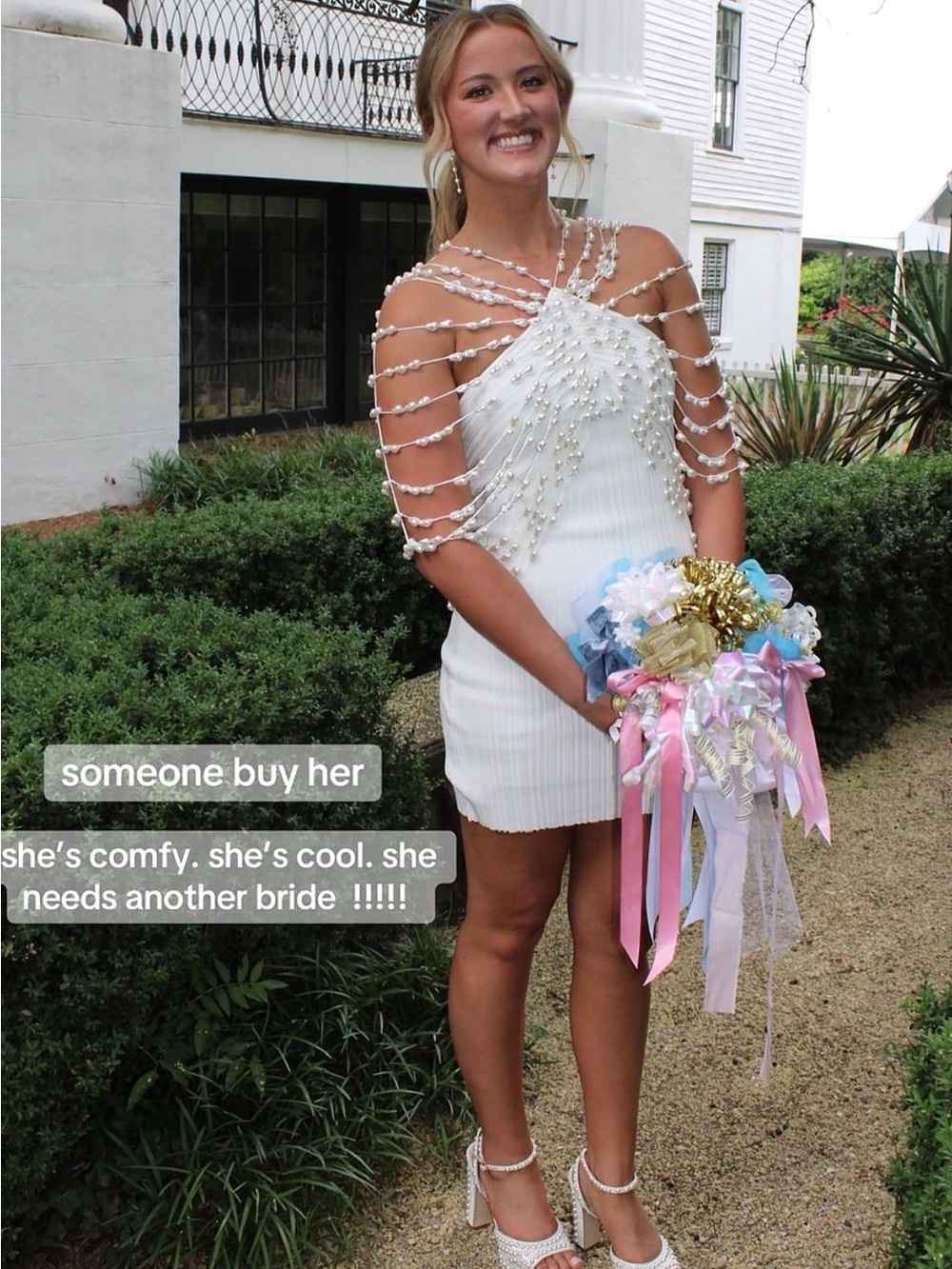 CULT GAIA PEARL DRESS